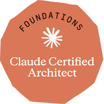 Claude Certified Architect, Foundations badge, issued by Anthropic
