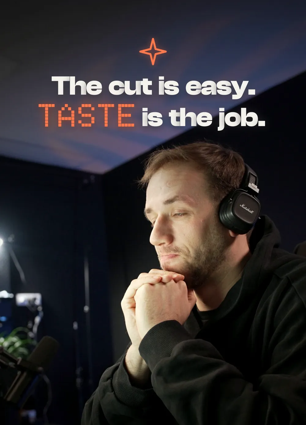 Taste is the job